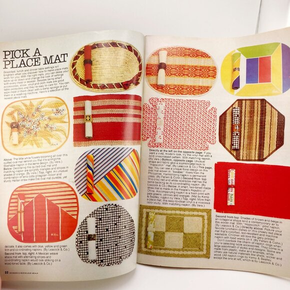 REDBOOK'S Vintage Marvelous Meals cookbook magazine ~ 1977 home decor recipes - Picture 9 of 16